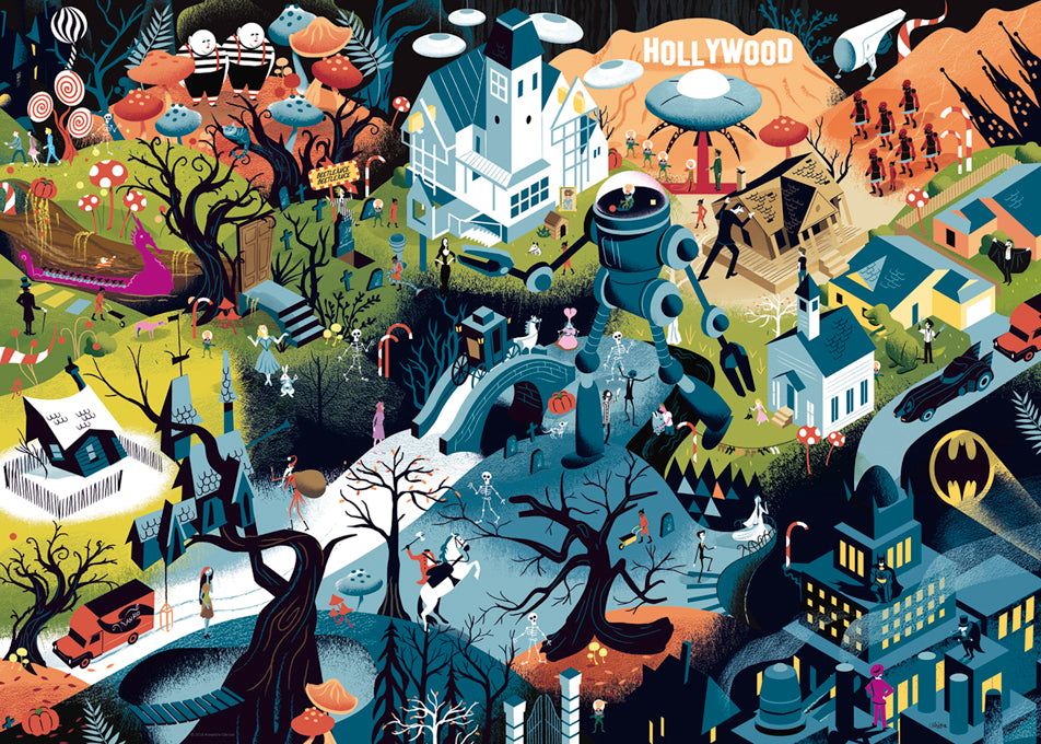 Пазл Tim Burton Films