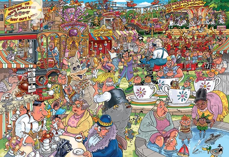 Пазл Wasgij Theme Park Thrills