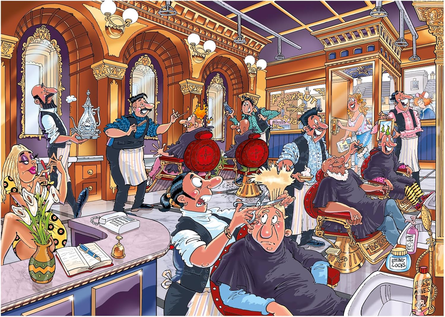 Пазл Wasgij A Close Shave