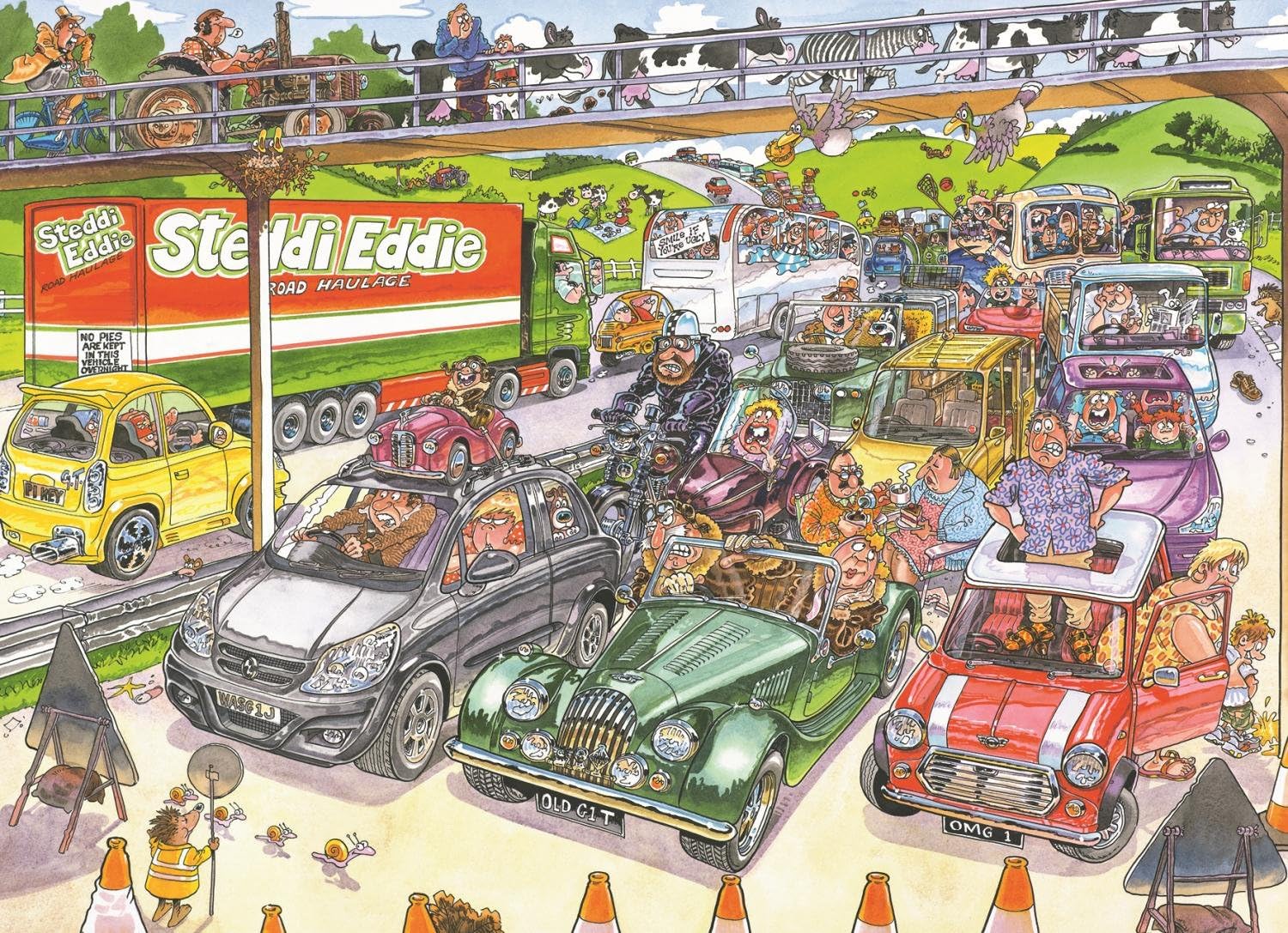 Пазл Wasgij Cone-gestion!