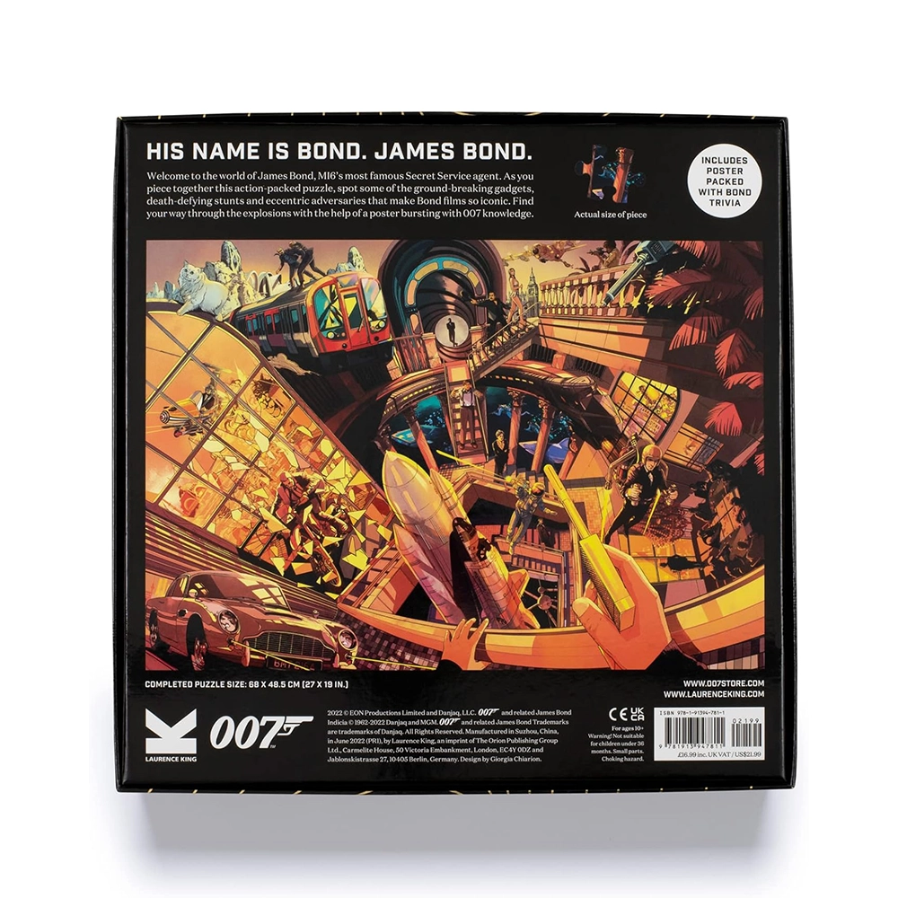 Пазл The World of James Bond