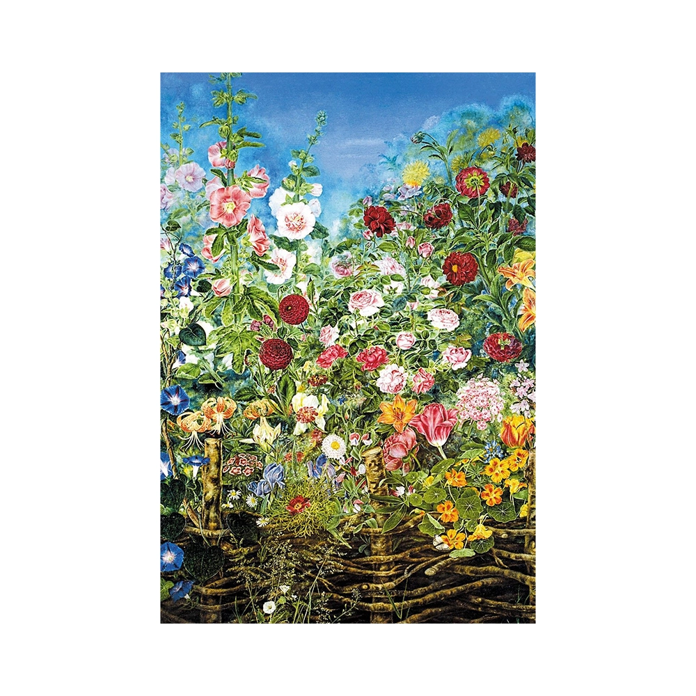 Пазл Квіти за тином